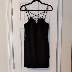 Sugarlips Elegant Black Strappy Dress